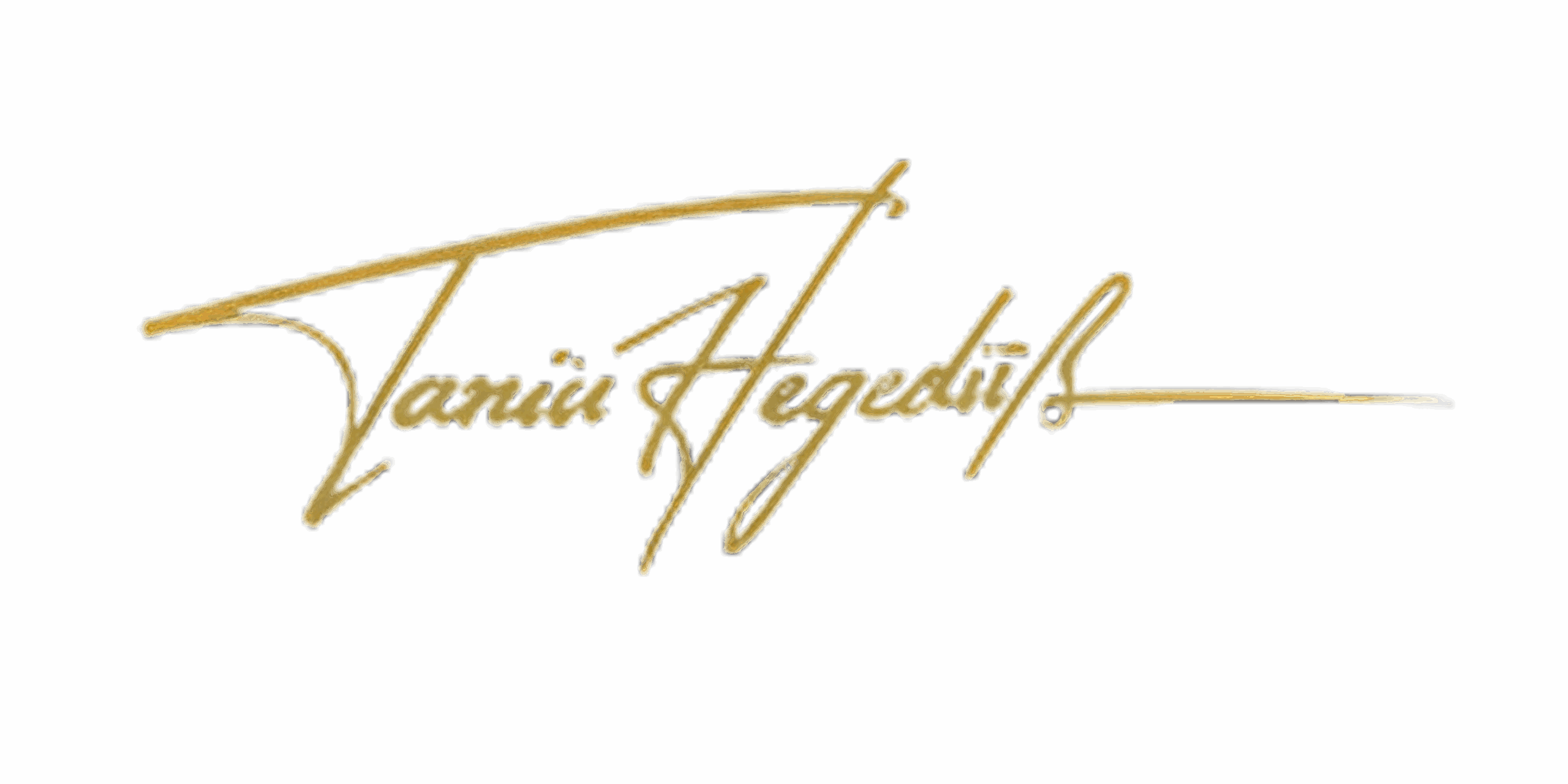 Tania Hegedüß Signatur